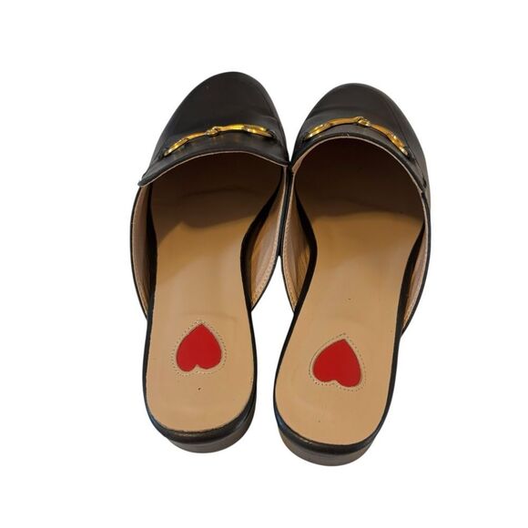 ARQA Black Leather Horsebit Mule Slip-On Loafers in Size 11.5 - Picture 3 of 7